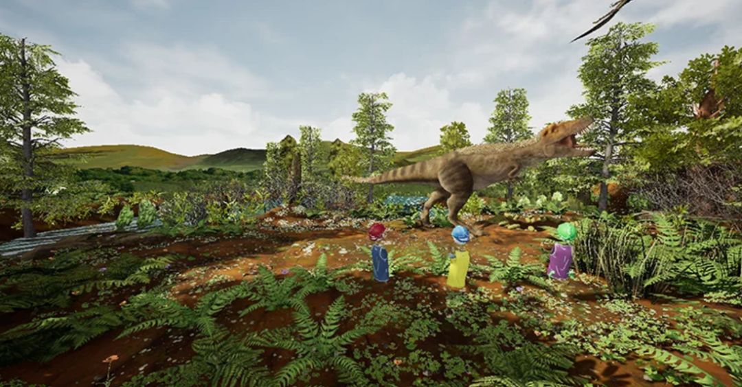 VR技术| 体验沉浸式虚拟现实的霸王龙 VR技术| 体验沉浸式虚拟现实的霸王龙